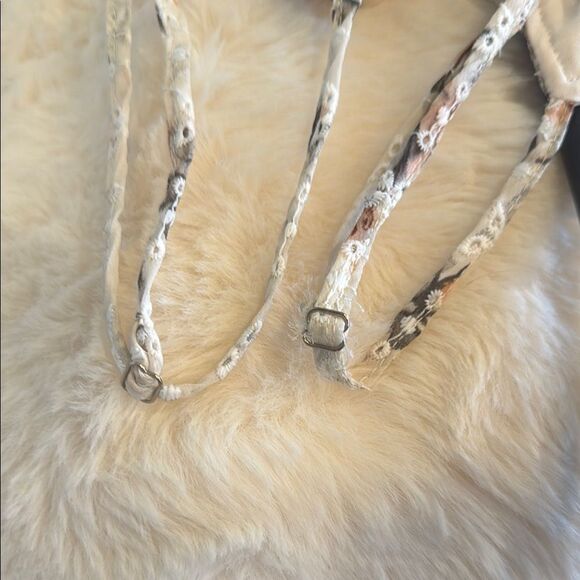 Storia Elegant Cream Floral Tiered Dress - Picture 7 of 7